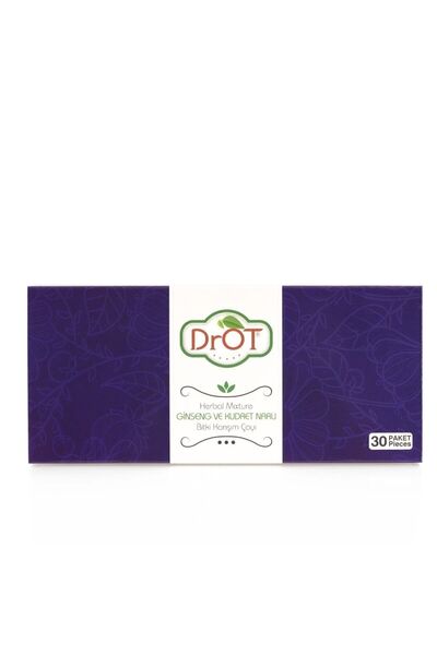 Drot Mor Ginseng Ve Kudret Narı Ekstrakt'lı Bitki Çayı 30'lu Paket