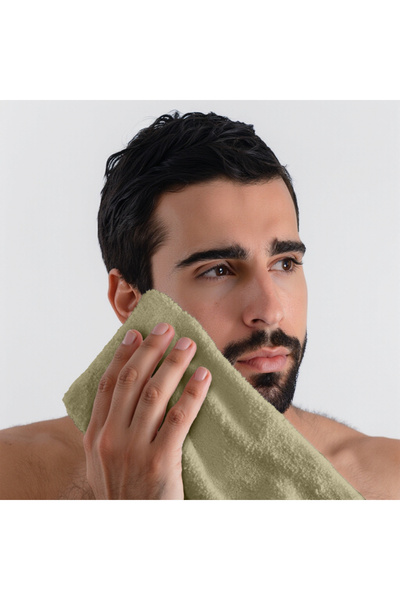 Generic Premium Cotton Face Towel – Quick Dry & Gentle on Skin Beige