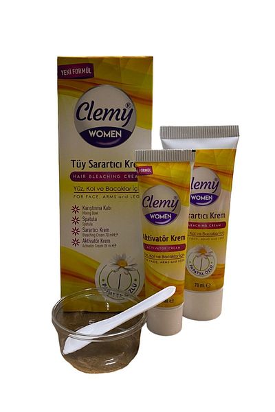 Clemy Women Chamomile Extract Hair Yellowing Cream 70 ml 35 ml