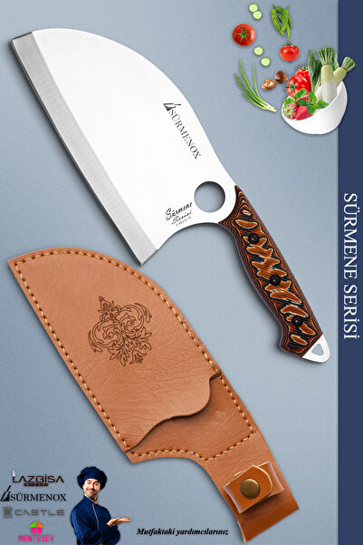 SÜRMENOX Sürmene Serisi Outdoor Bıçak Kamp Bıçağı Mutfak Şef Bıçak Bıçağı Der...