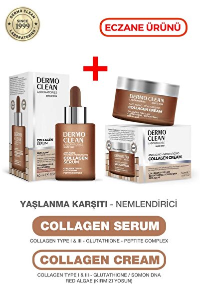 Dermo Clean ANTI AGING COLLAGEN SERUM VE COLLAGEN CREAM SETİ