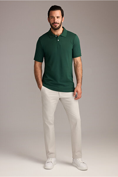 Kiğılı Relaxed Fit Rahat Kesim Likralı Kanvas / Chino Pantolon