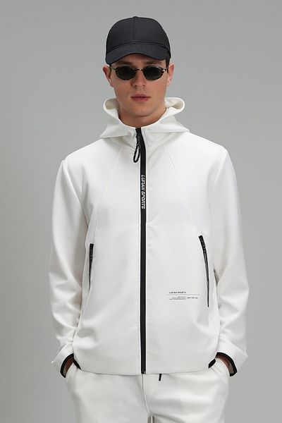 Lufian Art Tracksuit Top Off White