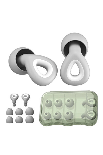 Choice رمادي 1 مجموعة سدادات أذن للنوم Tapones Para Dormir لتقليل الضوضاء سدا...