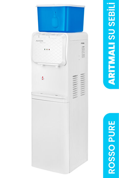 AWOX Rosso Pure Ss505 Arıtmalı Su Sebili Sıcak Soğuk Dolapsız