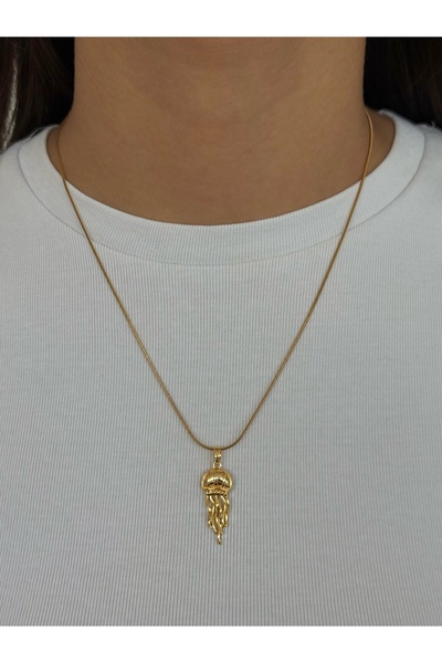 h&b design jewel Çelik Deniz Anası Kolye