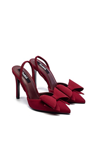 Dedos حذاء نسائي بكعب عالٍ مرن من جلد النوبوك للسهرة 335