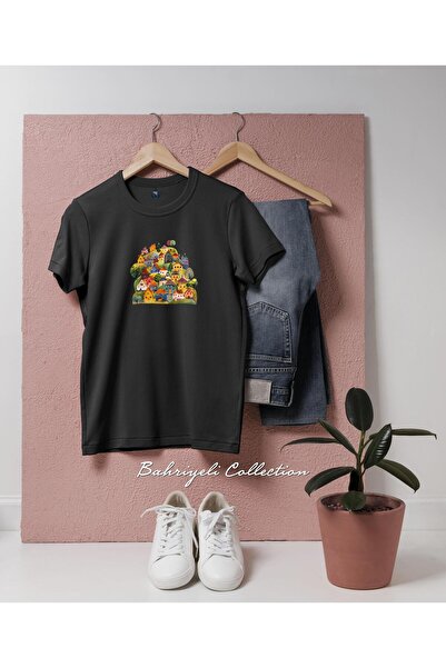 bahriyeli.jpeg Unisex T-Shirt με σχέδιο γοητευτικής χωριάτικης καρικατούρας μ...