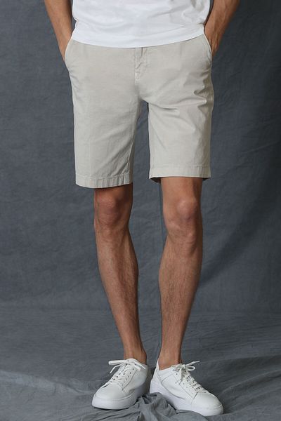 Lufian Zegler Sports Men's Chino Shorts Slim Fit Beige