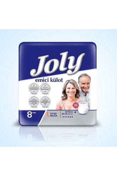 Joly Absorbent Panties Large 8 Pieces