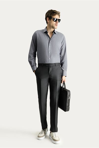 Kiğılı Slim Fit Classic Fabric Trousers