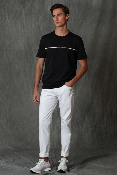 Lufian Carny Men's Basic T-Shirt Black