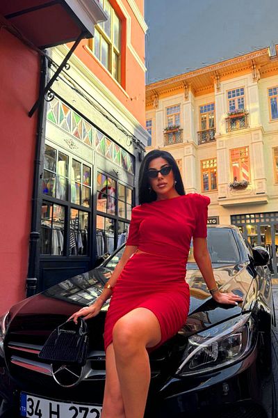 Emirela Scuba Crepe Mini Dress