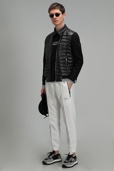 Lufian Ανδρικό αθλητικό παντελόνι Fast Off White