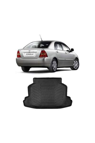 Rizline Toyota Corolla C Sedan 2001-2006 3D Bagaj Havuzu Siyah