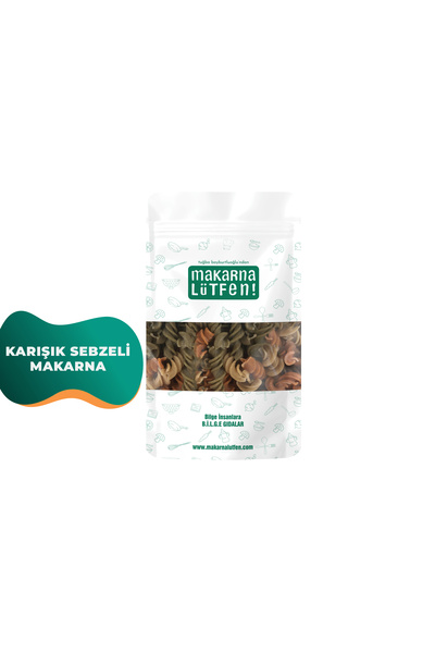Makarna Lütfen Karışık Sebzeli Makarna (%35 Sebze-200 g)