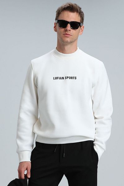 Lufian Мъжки суичър Star Off White