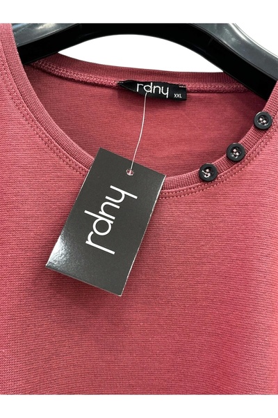 Erdenay Tekstil Κοντό μανίκι Plus Size Mother Body/Μπλούζα/Τ