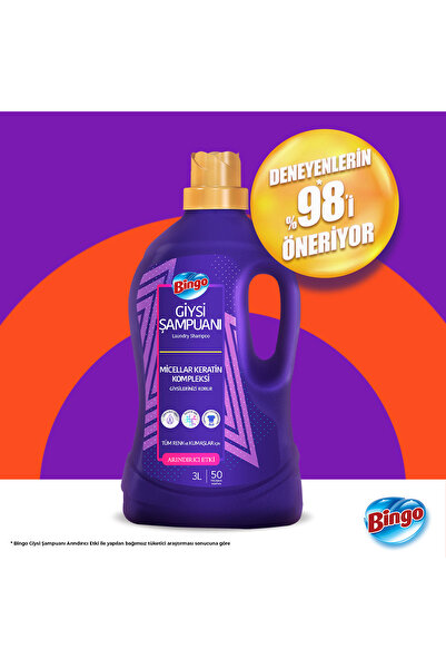 Bingo Giysi Şampuanı Karma Paket 3l 2'li