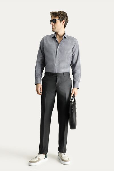 Kiğılı Slim Fit Classic Fabric Trousers