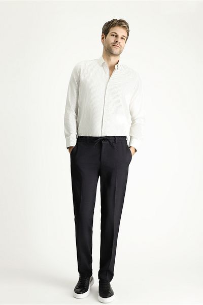 Kiğılı Super Slim Fit - Extra Slim Fit Lycra String Fabric Trousers