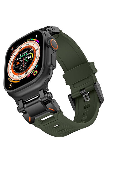 PSGT Apple watch uyumlu 42-44-45-49- S10 (46) mm yüksek kalite strap kordon