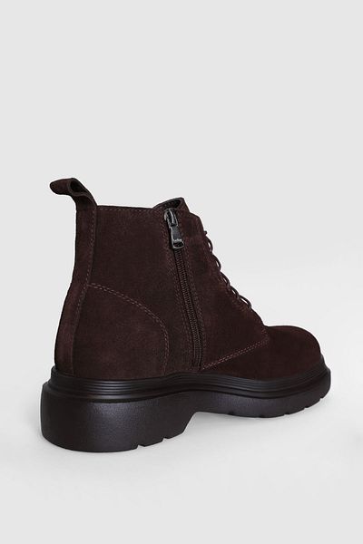 Lufian 112230213   Marvin Casual Ανδρικές Δερμάτινες Μπότες Καφέ