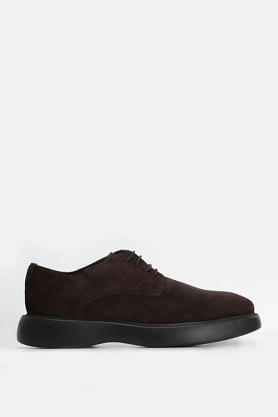 Lufian Ανδρικά Suede Casual Παπούτσια Velluto Καφέ