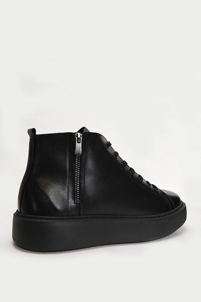 Lufian Diego Men's Leather Shoes Black