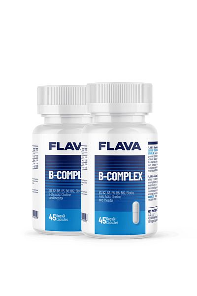 FLAVA B-Complex - 45 Capsules X 2 Pieces