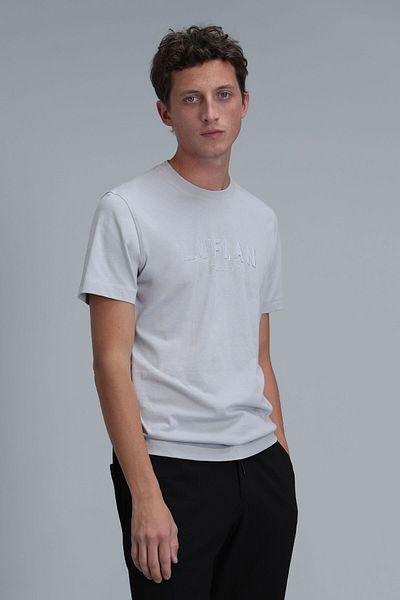 Lufian Gold Graphic Patterned Modern T-Shirt