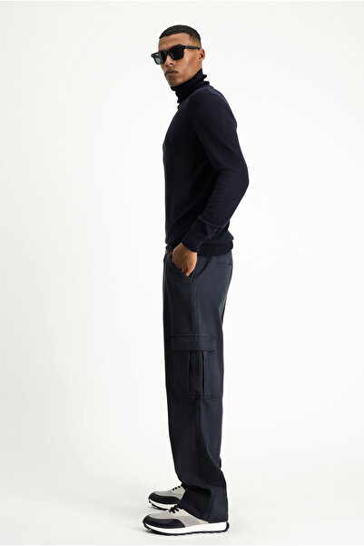 Kiğılı Regular Fit Likralı Beli Lastikli Kargo Pantolon