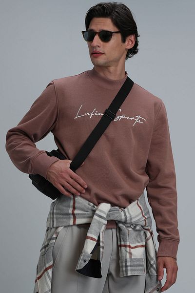 Lufian Lowe Men's Sweatshirt Copper
