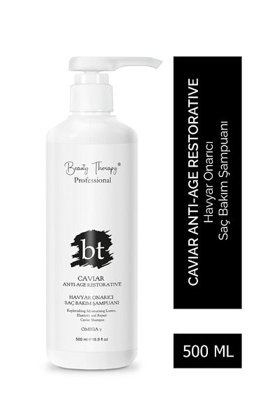 Beauty Therapy Cavi̇ar Protein Anti-Age Repairing Hair Care Shampoo 500ml