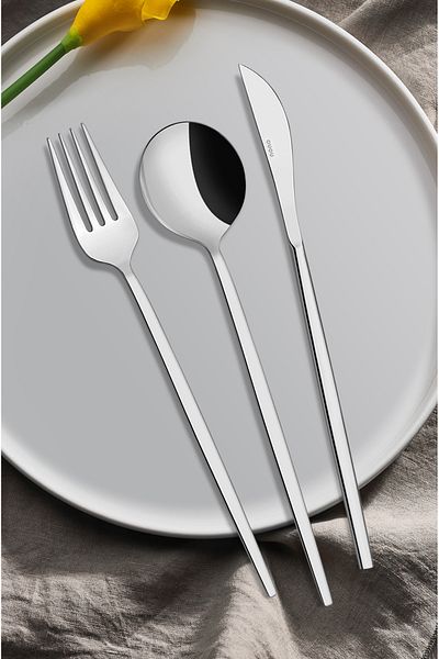 on-on Solingen Mokka - 60 Piece Spoon Knife Set