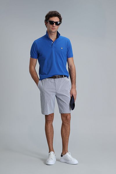 Lufian Ανδρικό αθλητικό σορτς Chino Slim Fit - Saks