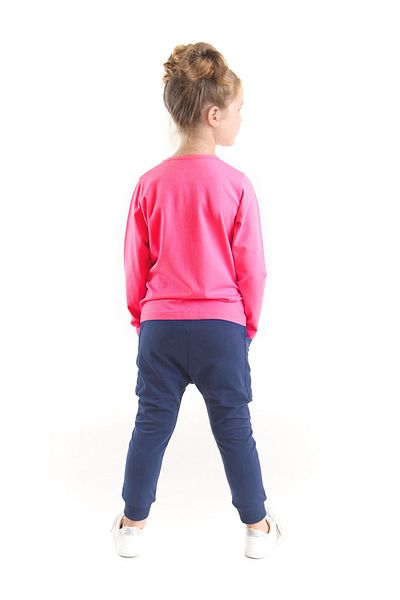 Denokids T-Shirt-Hosen-Set für Mädchen von Japan Cats