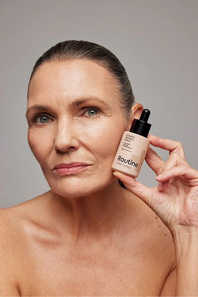 Routine+ Ser de Fata cu Retinol 0.3% Anti-Rid cu Centella Asiatica, Ceramide, fara Parfum, 30ml