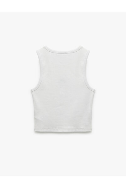 Koton Kolej Baskılı Kolsuz Bisiklet Yaka Atlet