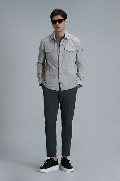 Lufian Terry Men's Coat Gray