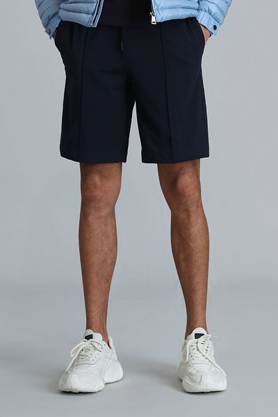 Lufian Ανδρικό σορτς Chino Navy Blue Slim Fit Chris Sports