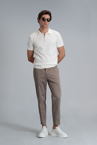 Lufian Men's Slim Fit Chino Pants - Plus Smart Soil