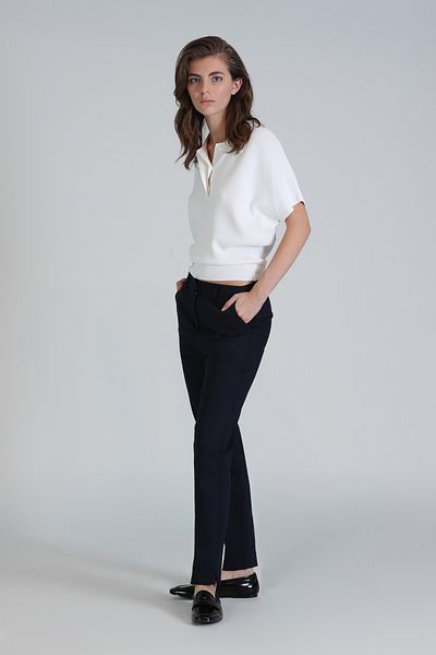 Lufian Navy Blue Sun Women's Trousers