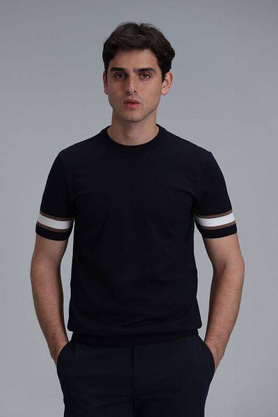 Lufian Ανδρικό πουλόβερ Lucy Navy Blue