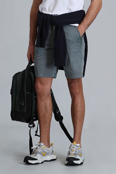 Lufian Ανδρικό αθλητικό σορτς Chino Slim Fit Zegler