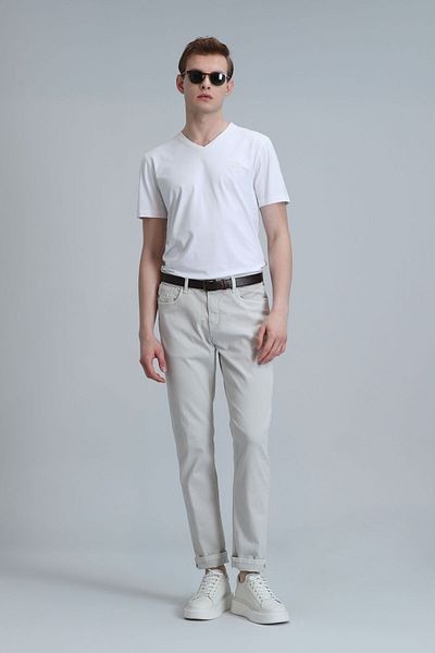 Lufian Tuna Modern Graphic T-Shirt White