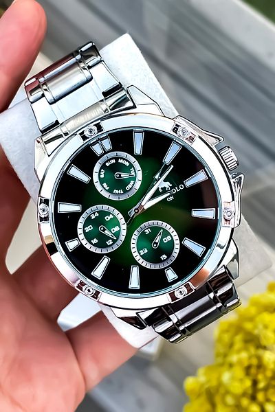 CLUPPOLOON New Season Silver Color Men Wristwatch with Wristband Gift Father's Day Gift