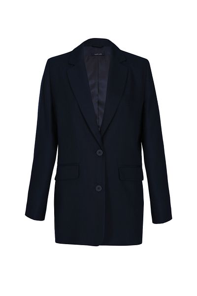 Lufian Navy Blue Moena Women's Jacket