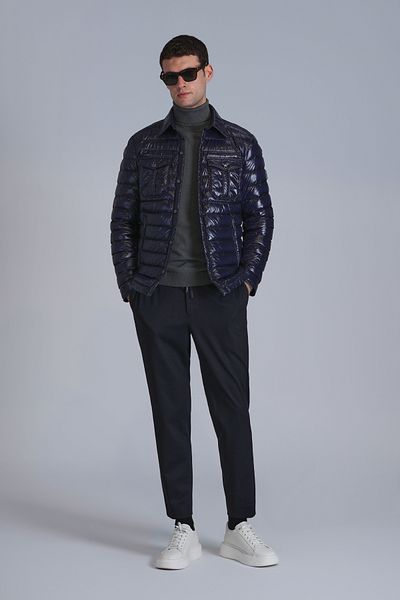 Lufian Ανδρικό παλτό Navy Blue - Τόνος κανιάκ
