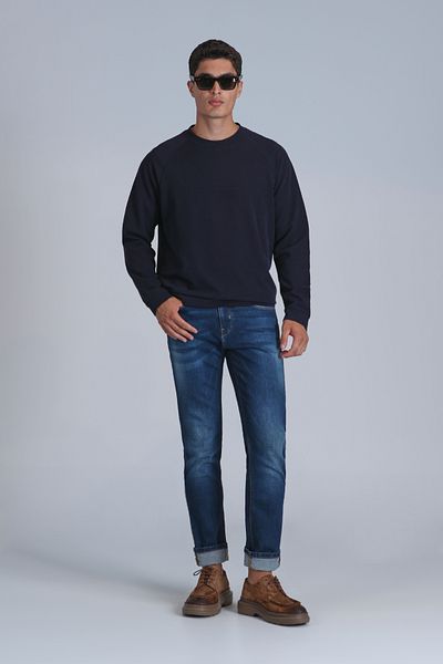Lufian Edwin Smart Jean - Pantaloni slim pentru bărbați, albaștri
